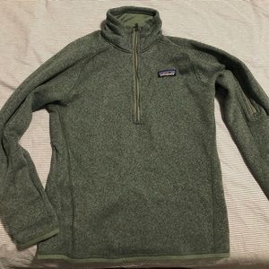 Patagonia 1/4 Zip Better Sweater Fleece Women’s S - Green